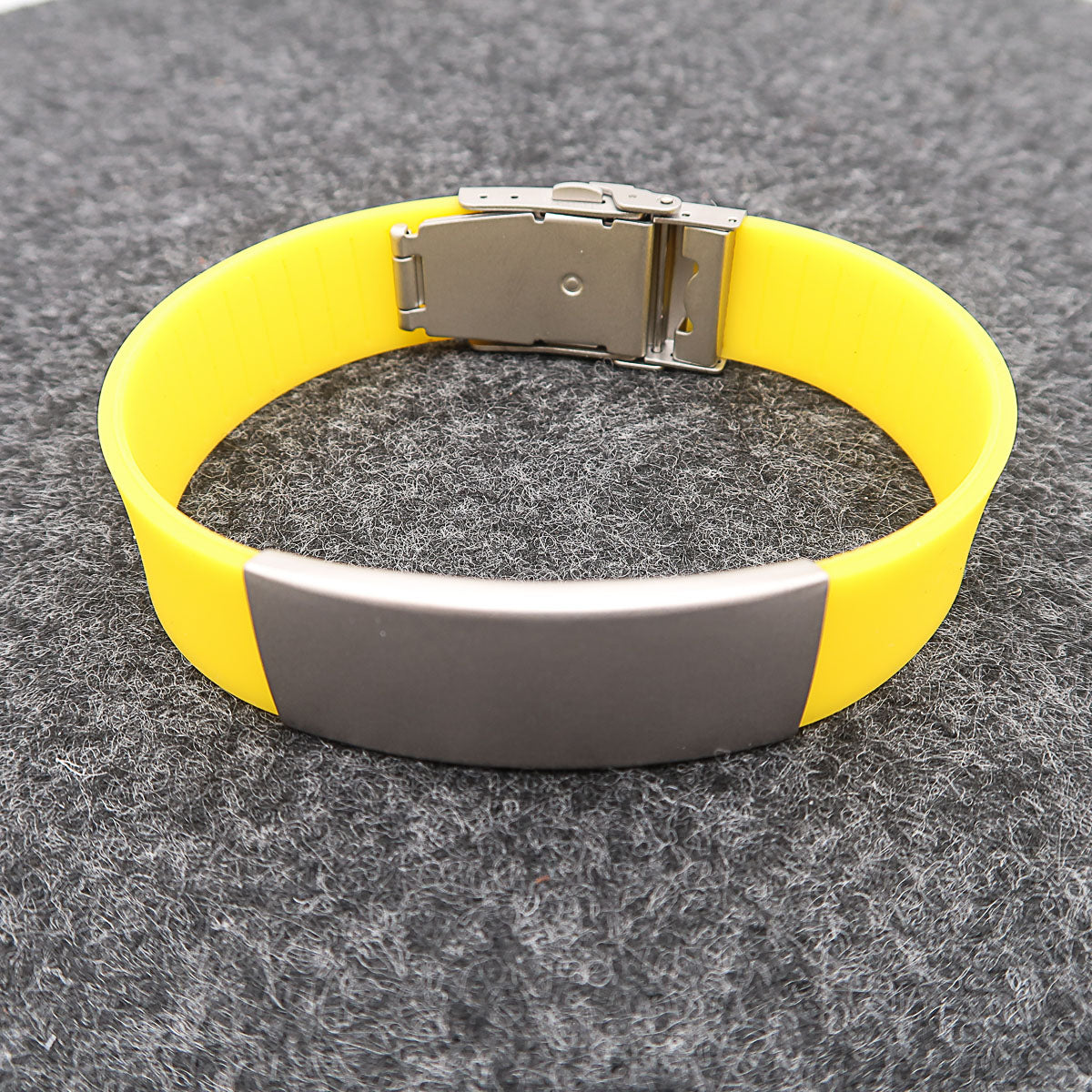 Contactarmband voor senioren, dementiearmband gepersonaliseerde gravure van naam en medische geschiedenis, adres