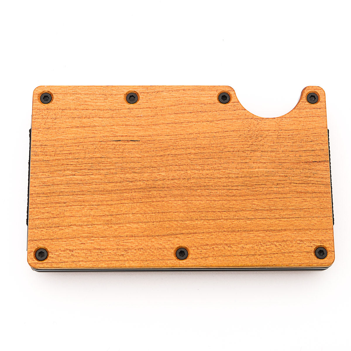 Houten kaarthouder met persoonlijke gravure, RFID-bescherming