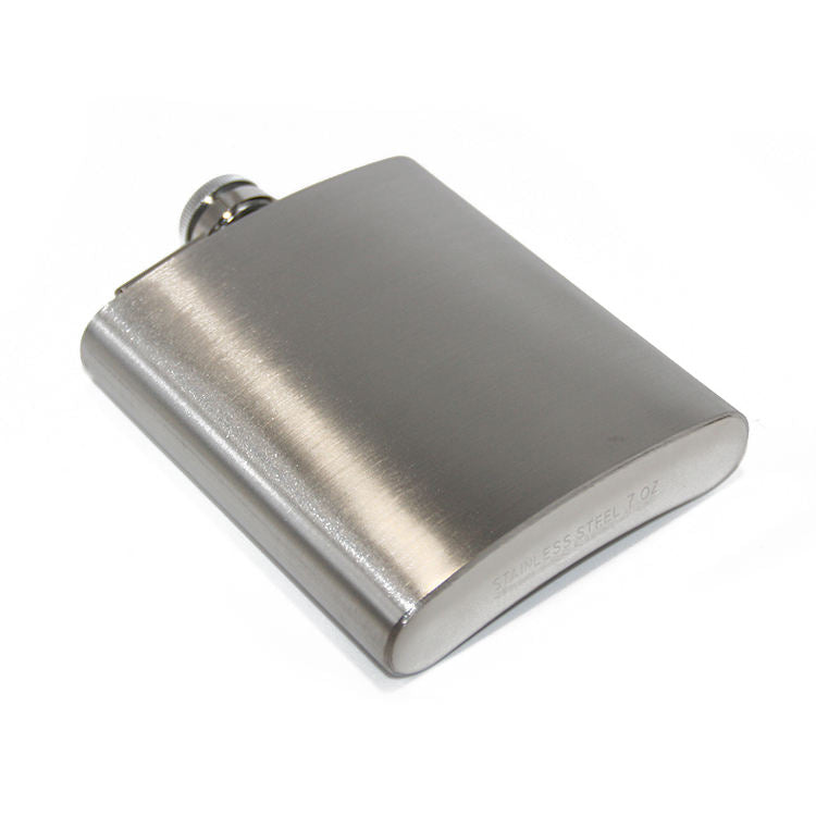 Flachmann mit Gravur, Material Edelstahl, 200ml