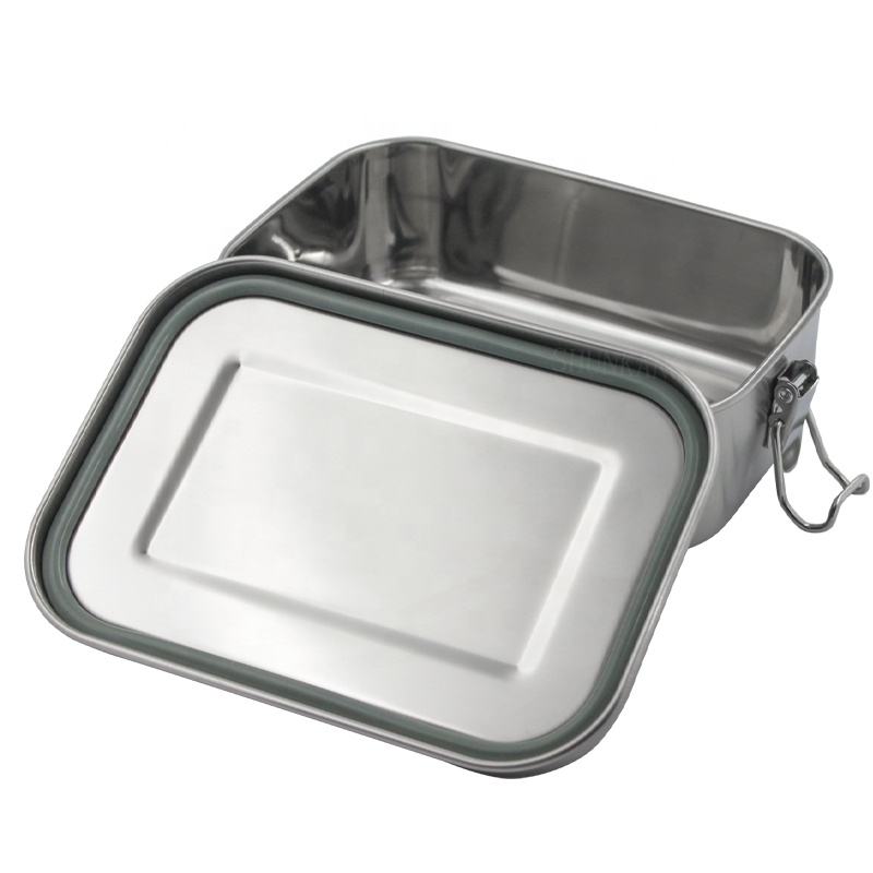 Gepersonaliseerde lunchbox / lunchbox gegraveerd in roestvrij staal met gratis gravure